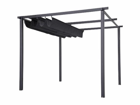 Freestanding Pergola with Retractable Canopy 3m x 4m