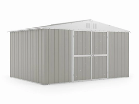 Garden Shed 3.83m x 2.69m x 2.17m Sandstone Grey