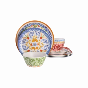 Gibson 12-Pc. Dinnerware Set 975119211M - MULTI ONE SIZE