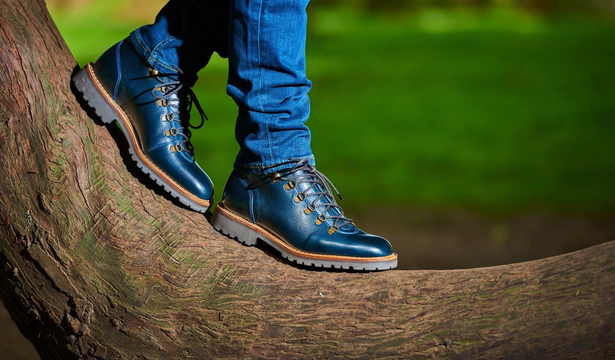 Glencoe - Navy Grain