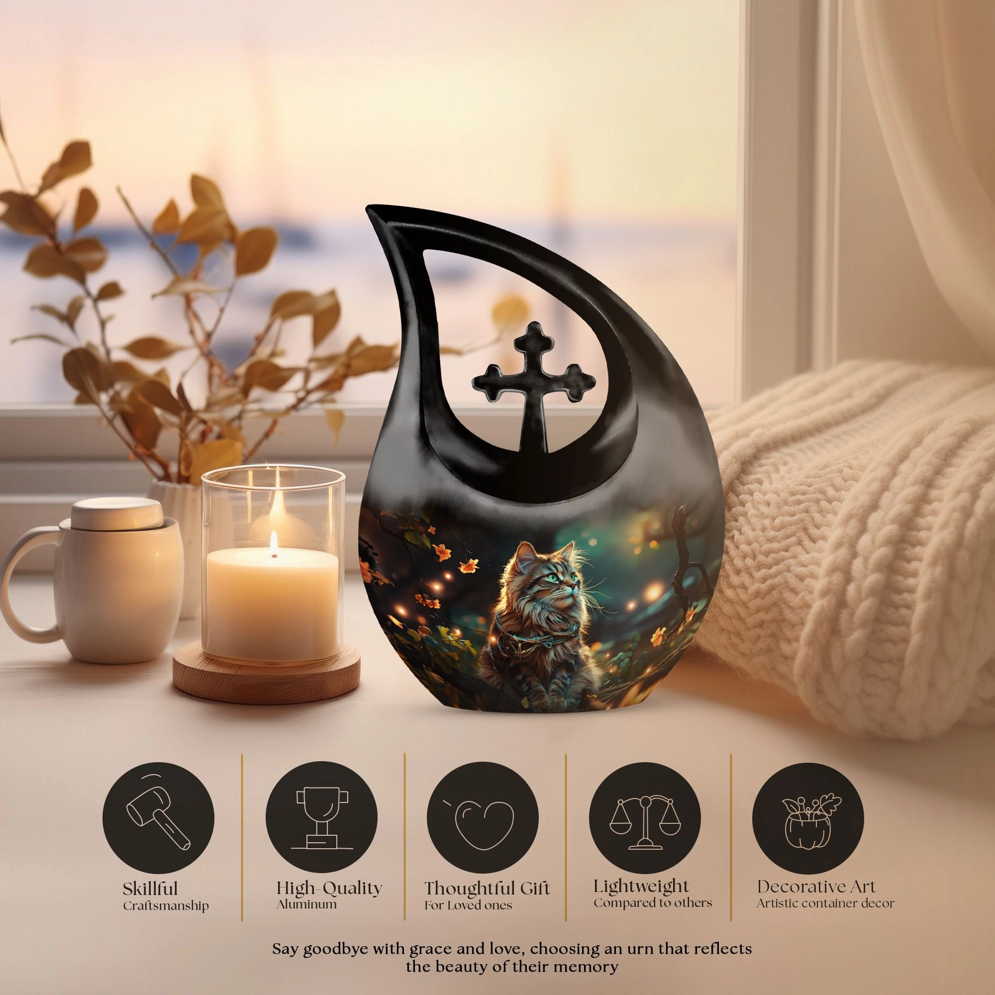 Golden Hour Urn: Containers For Ashes After Cremation