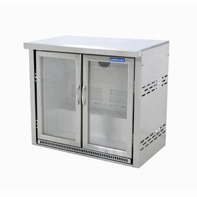 Grandfire Deluxe profile double door alfresco Fridge with Module unit