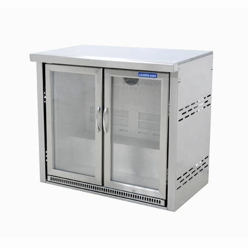 Grandfire Deluxe profile double door alfresco Fridge with Module unit