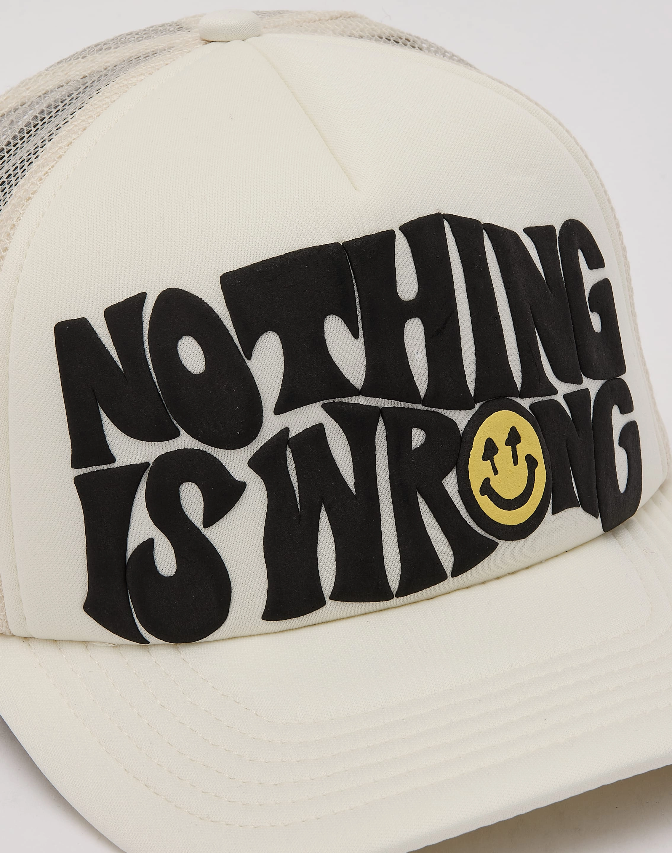 Happy Caps Nothing Is Wrong Trucker Hat