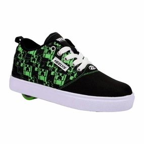 Heelys Minecraft Pro 20 Black / Neon Green  HE00317060 Grade-School