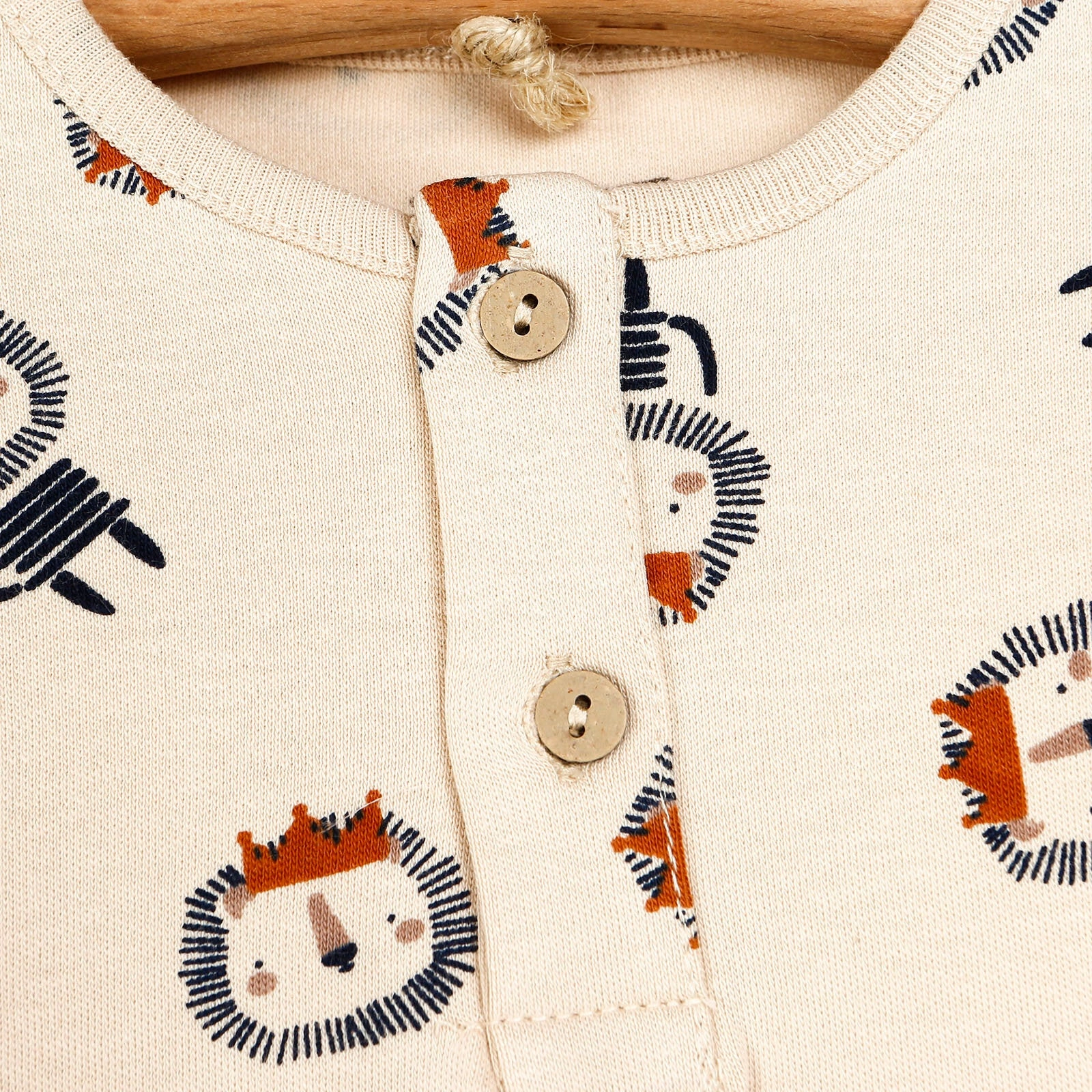 HelloBaby Sweatshirt-Vest-Bottom - Brown