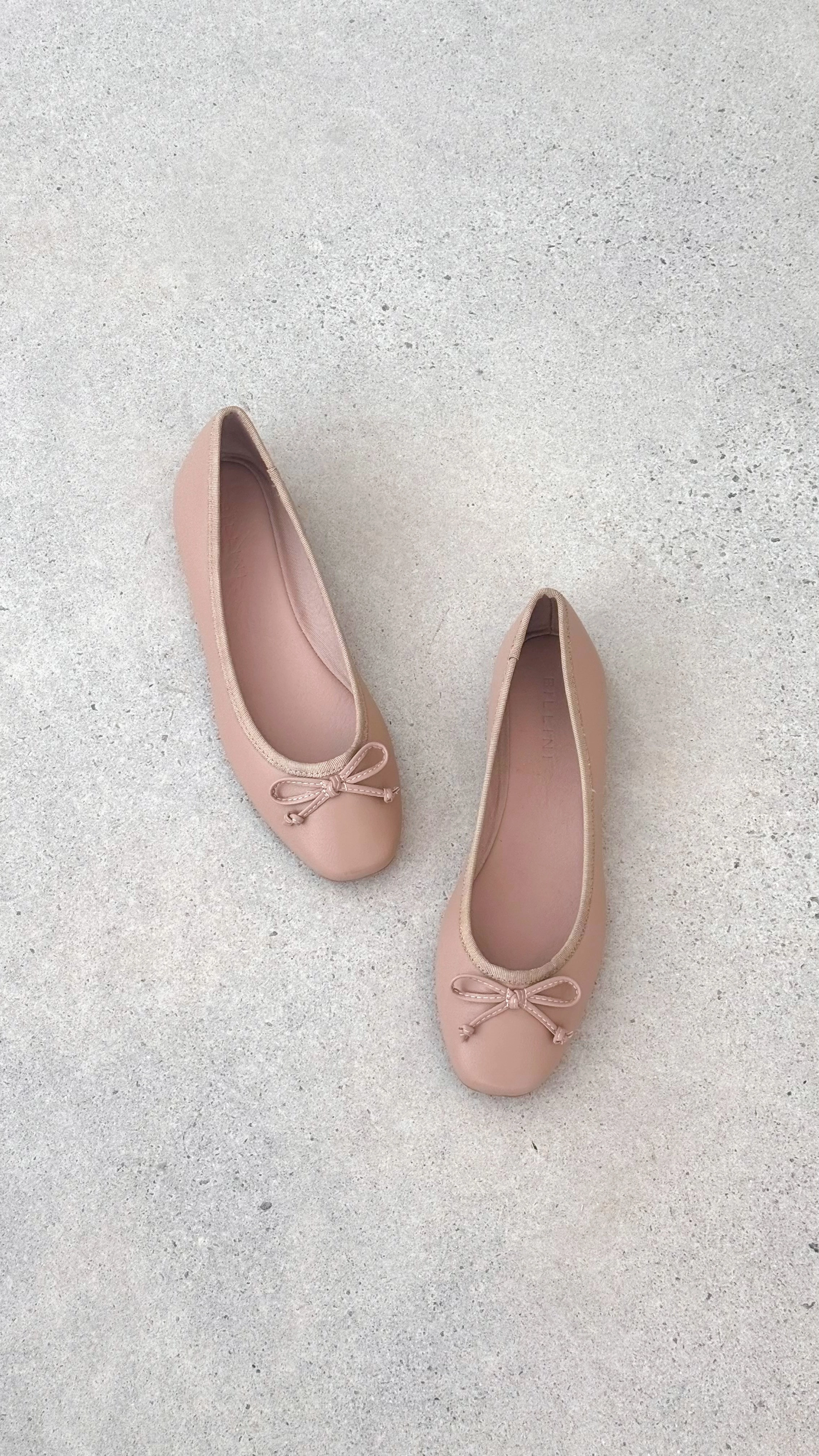Isaiah Ballet Flats - Dark Nude