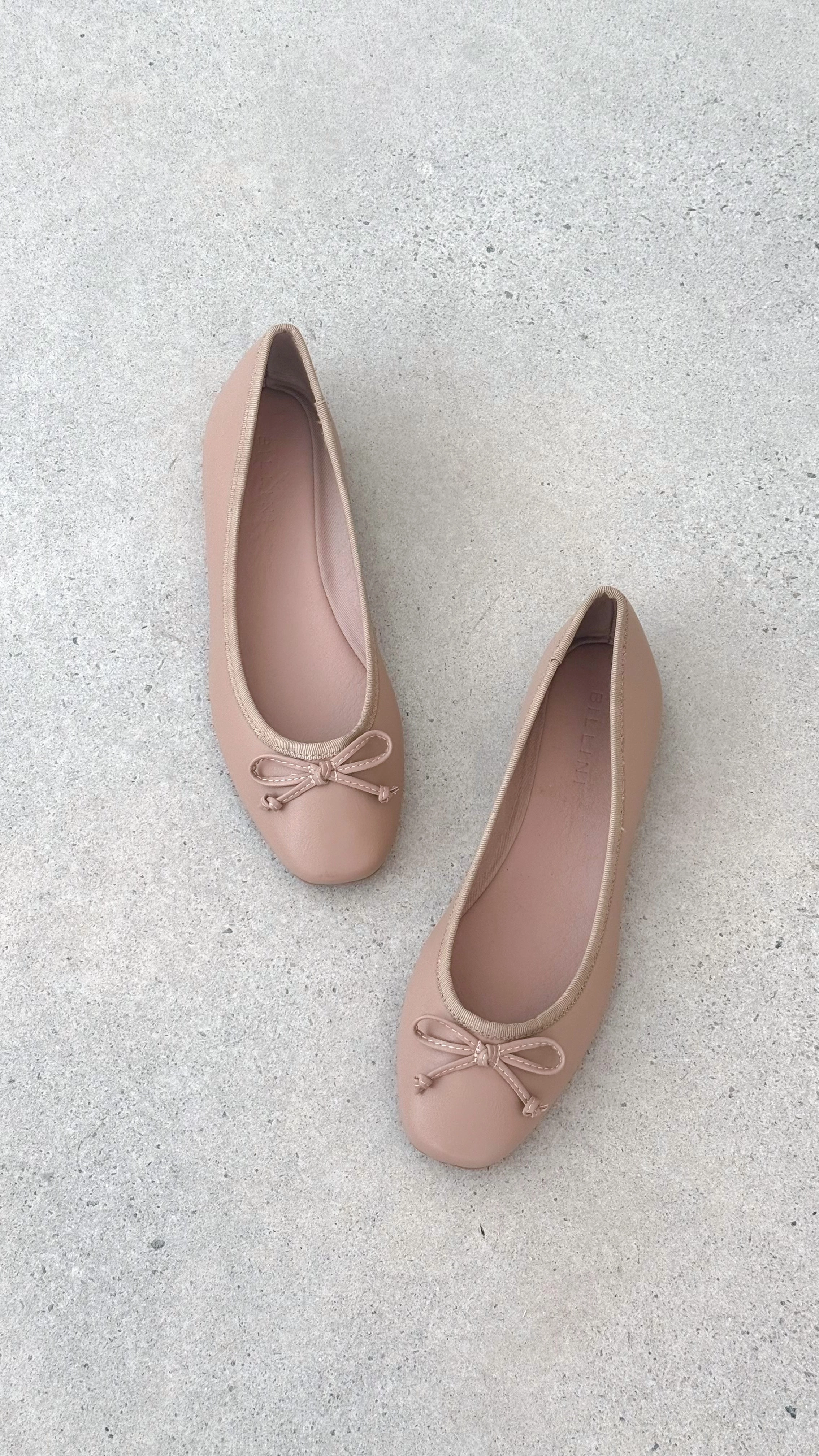 Isaiah Ballet Flats - Dark Nude