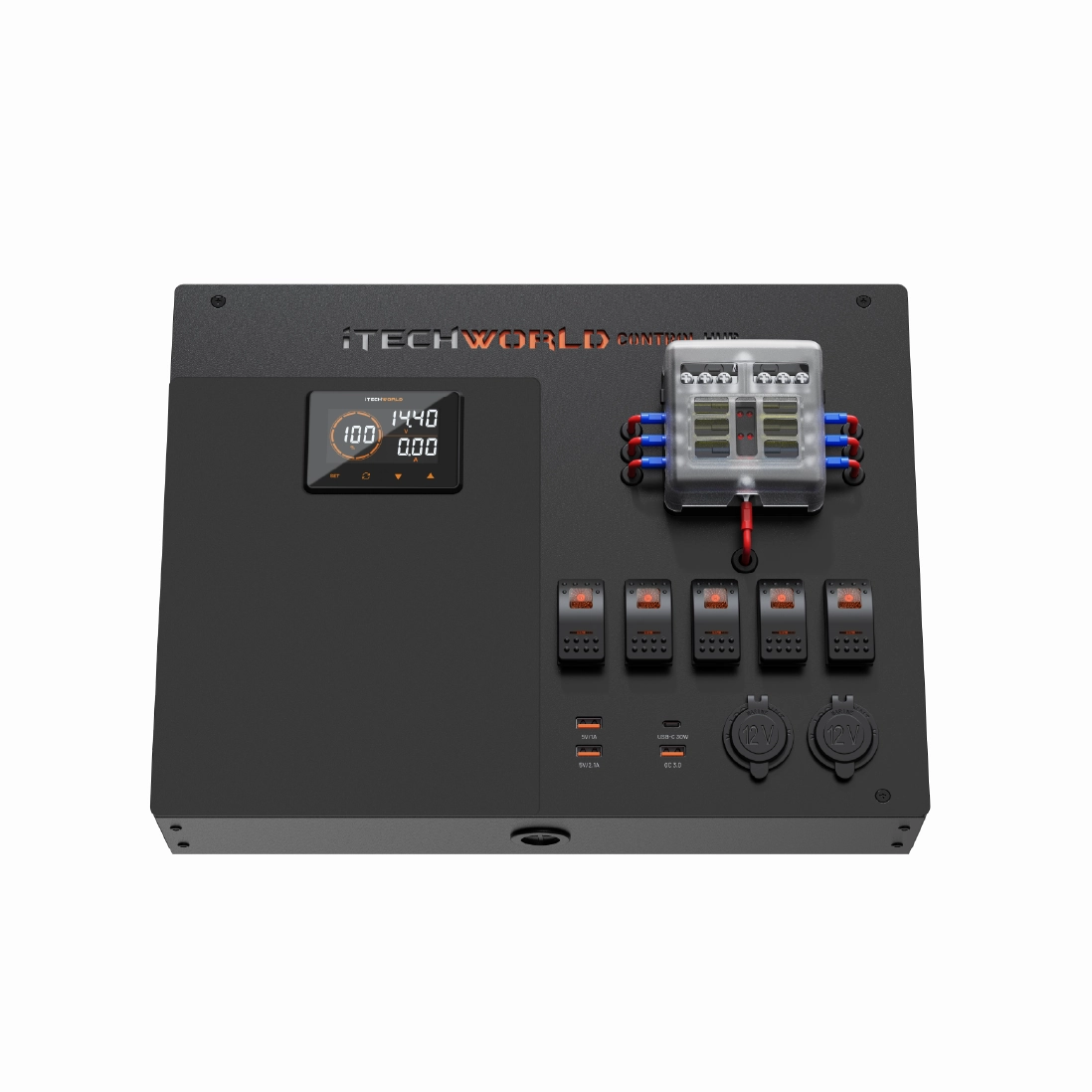 iTechworld | Premium Control Hub | with Battery Monitor and 500A Shunt