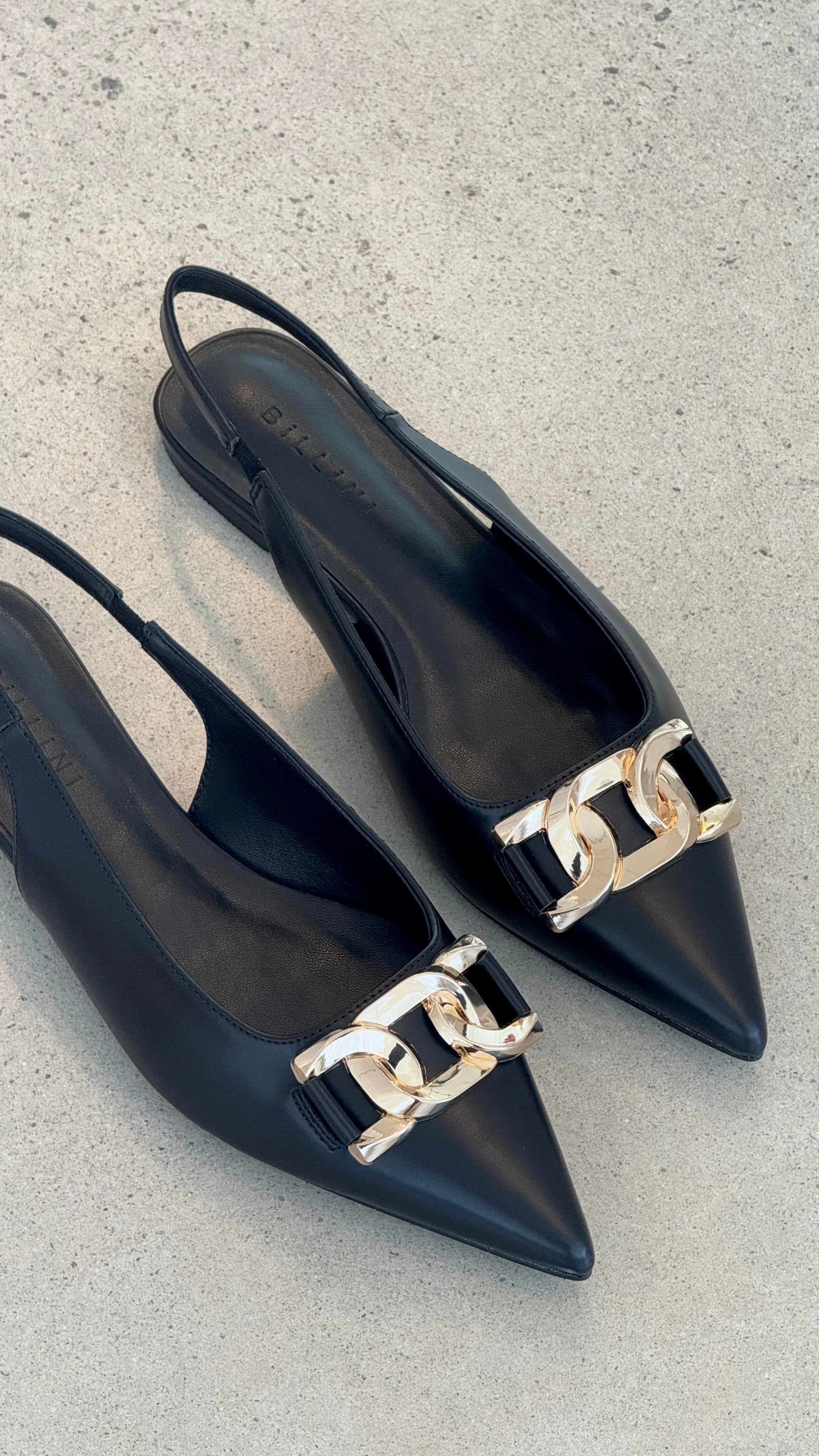 Jane Ballet Flats - Black