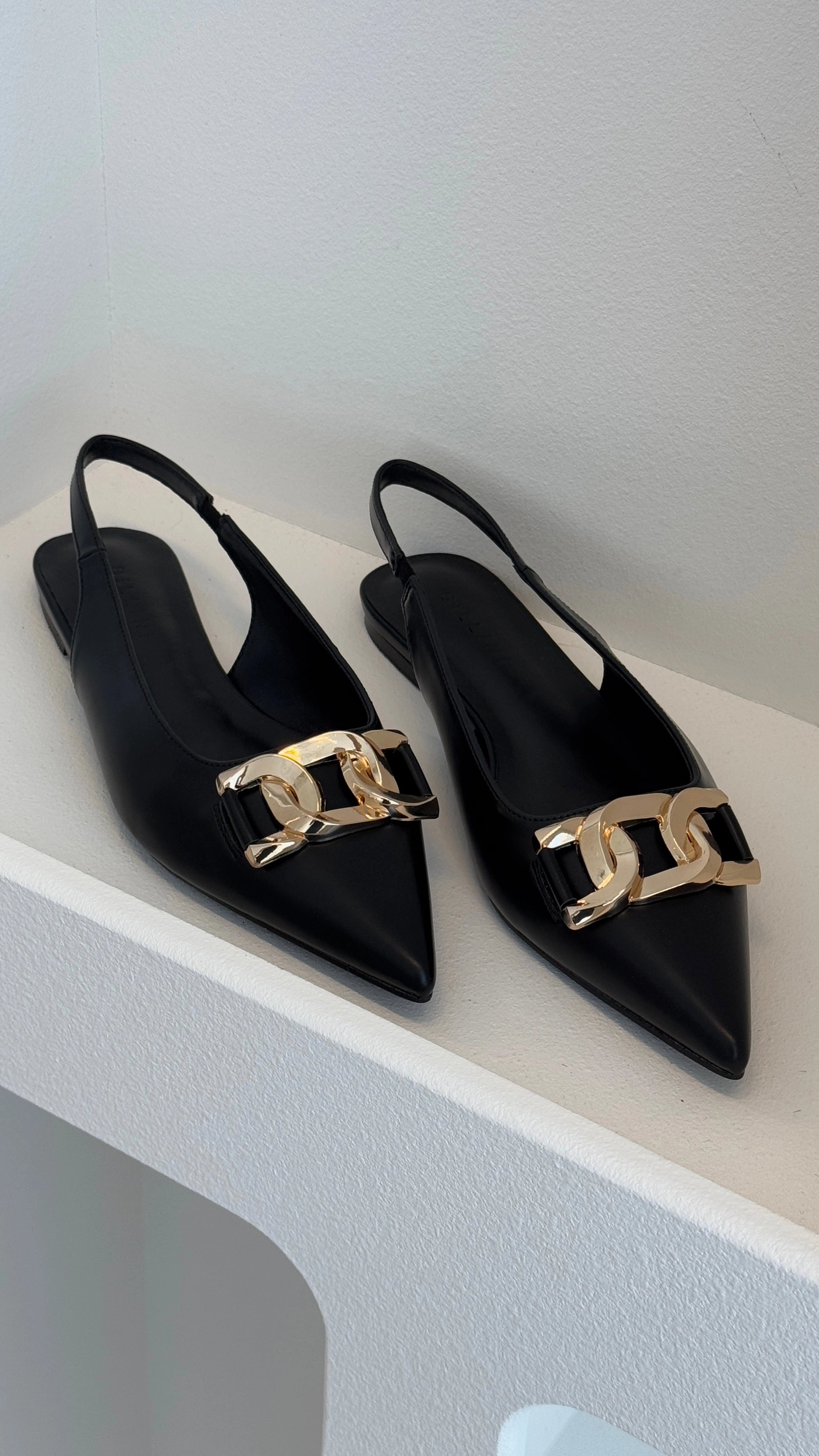 Jane Ballet Flats - Black