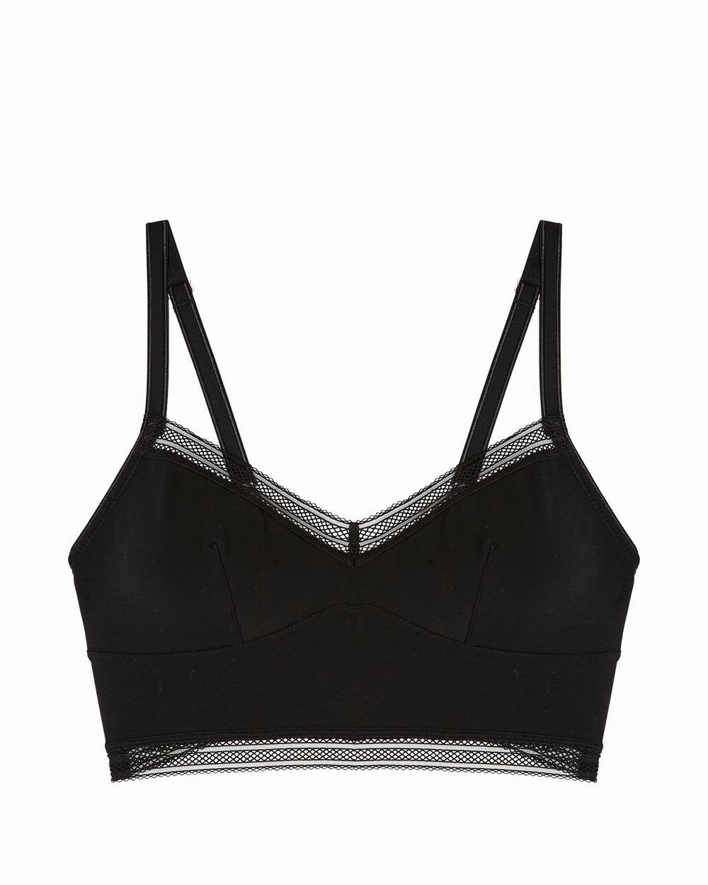 Jet Set Supima Cotton Longline Bra