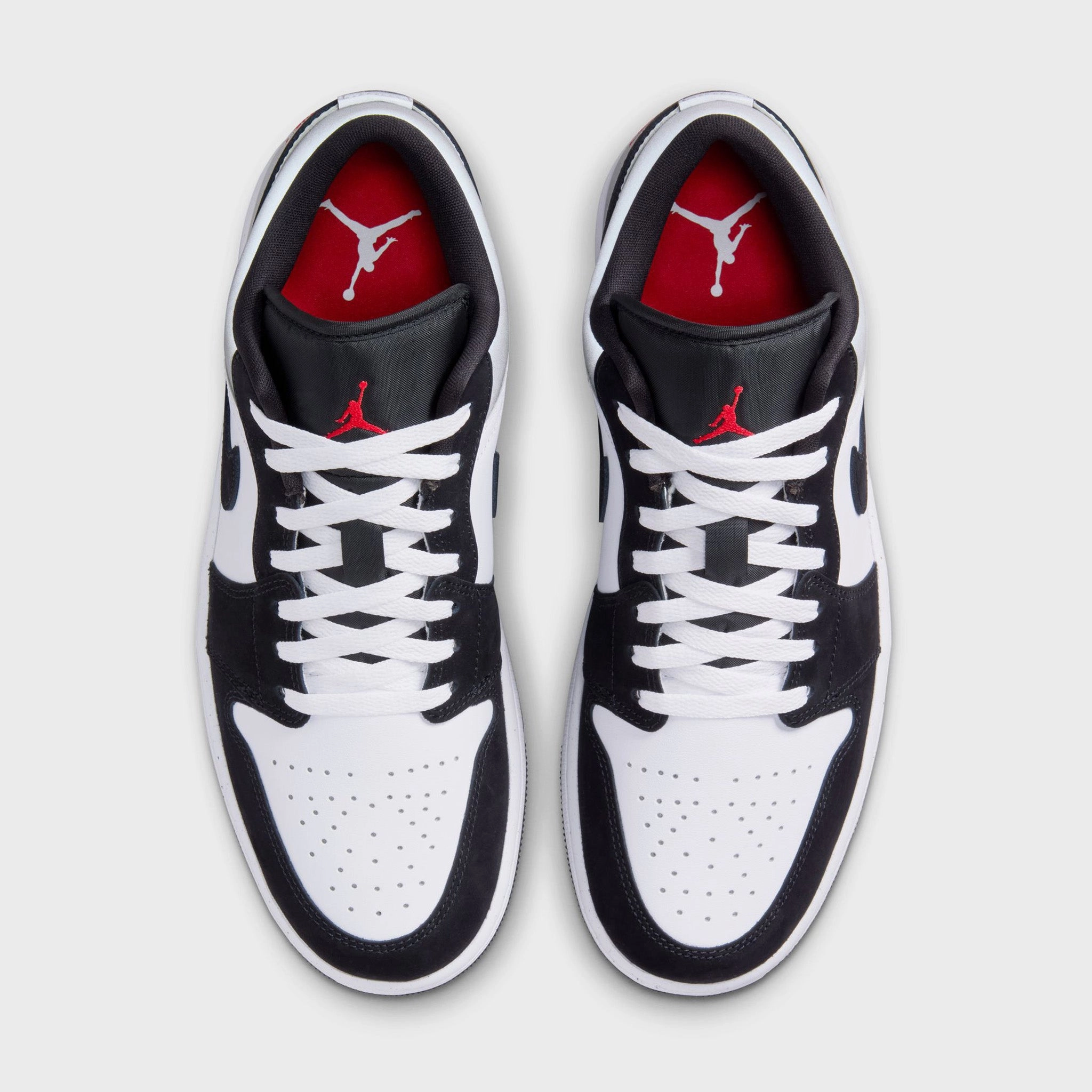 Jordan 1 Low SE White / Fire Red - Black