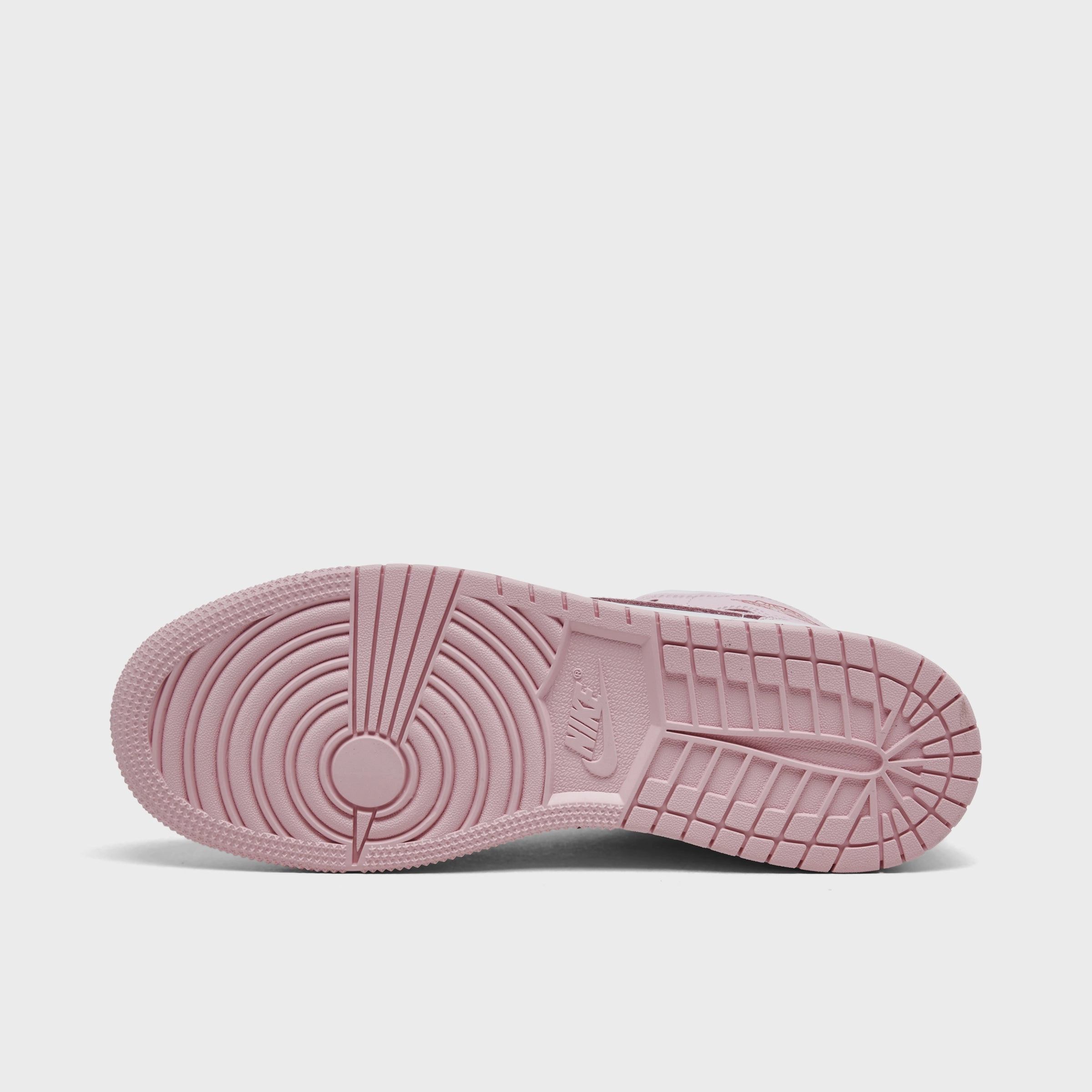 Jordan 1 Mid GS Pink Foam / White - Fire Red