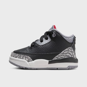 Jordan 3 Retro TD  Black / Fire Red - Cement Grey