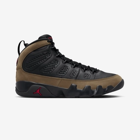 Jordan | AIR JORDAN 9 RETRO  { BLACK/TRUE RED-LIGHT OLIVE