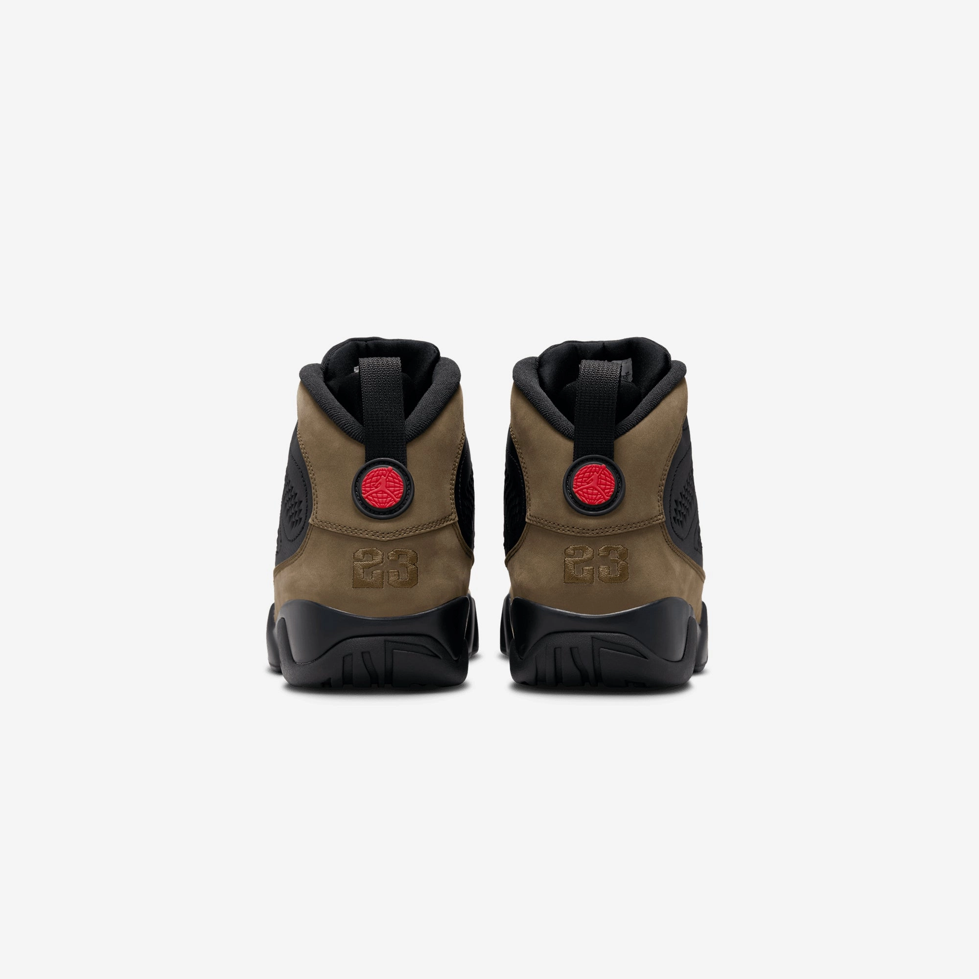 Jordan | AIR JORDAN 9 RETRO  { BLACK/TRUE RED-LIGHT OLIVE
