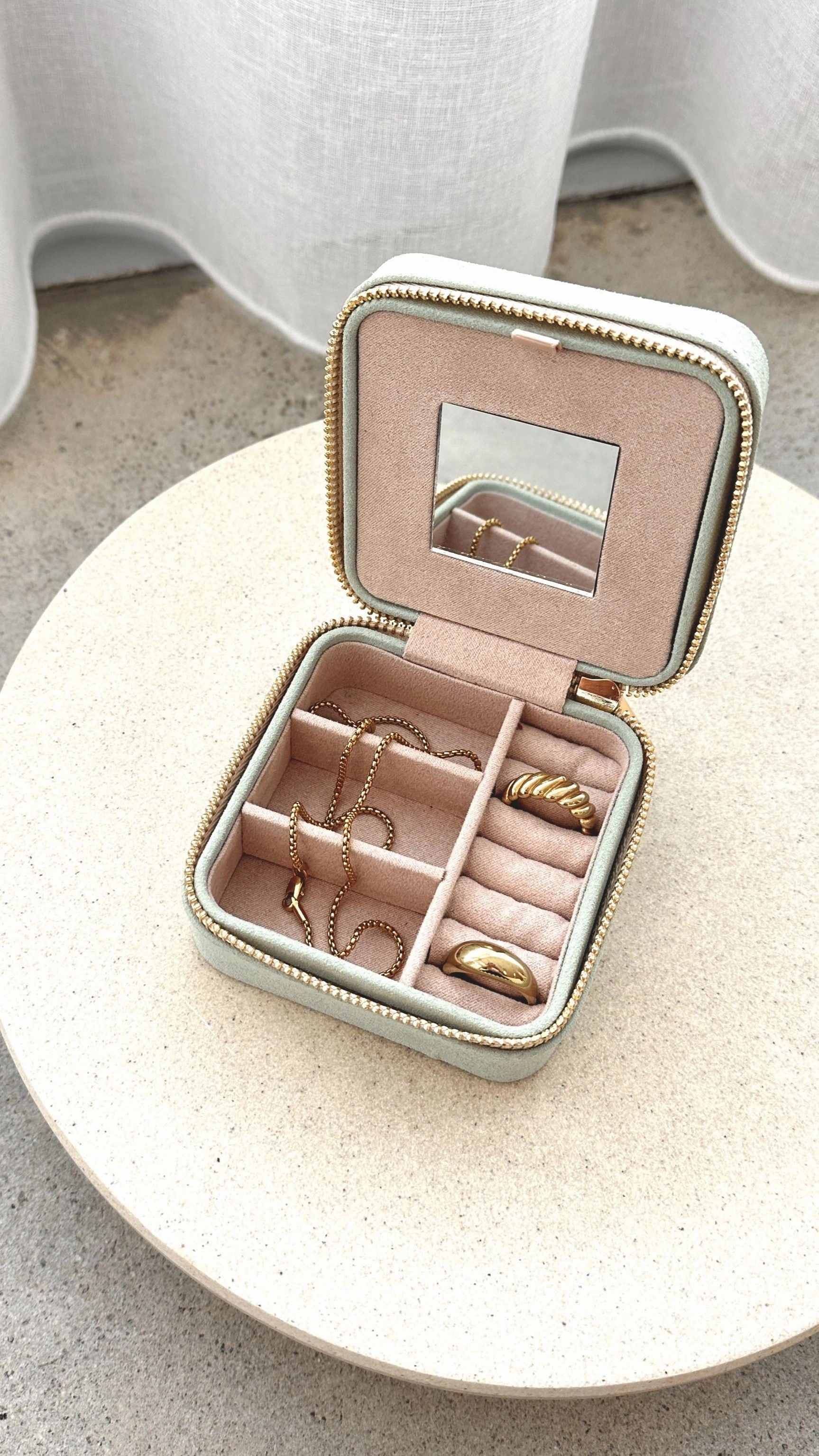 July Jewellery Box - Sage