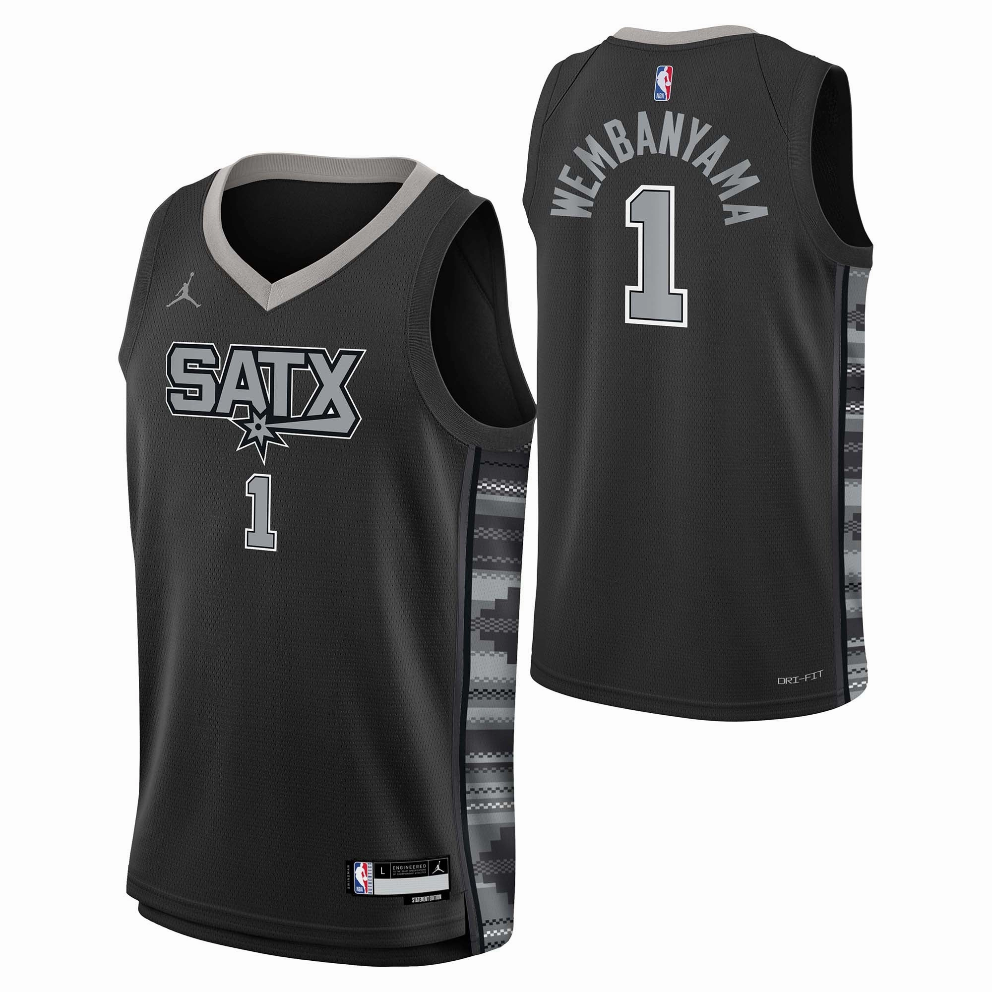 Junior's NBA San Antonio Spurs Victor Wembanyama Statement Swingman Jersey