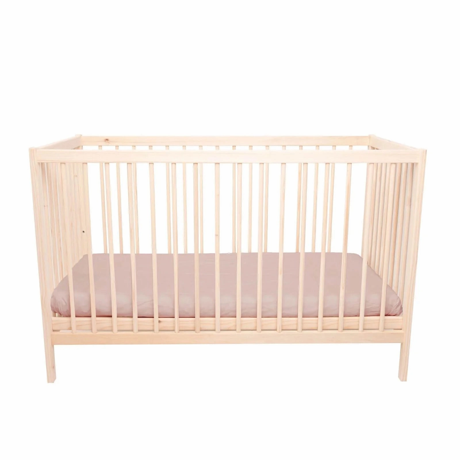 Kukka Natural Wood 2-Level Cot 70x140