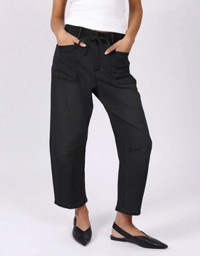 Leo Barrel Jeans - Black