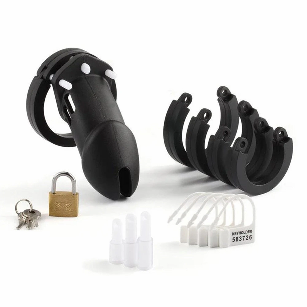 Leto 4" Lockable Silicone Cock Cage