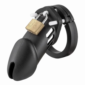 Leto 4" Lockable Silicone Cock Cage