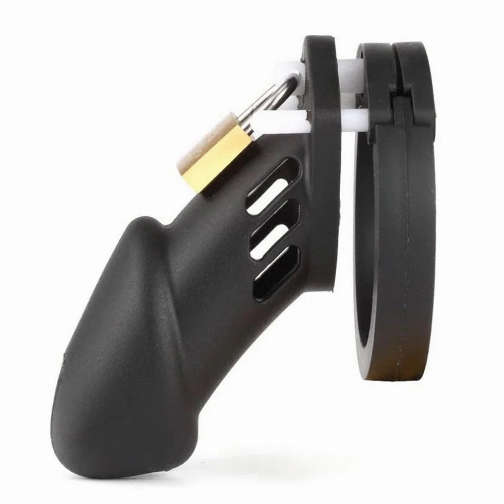 Leto 4" Lockable Silicone Cock Cage