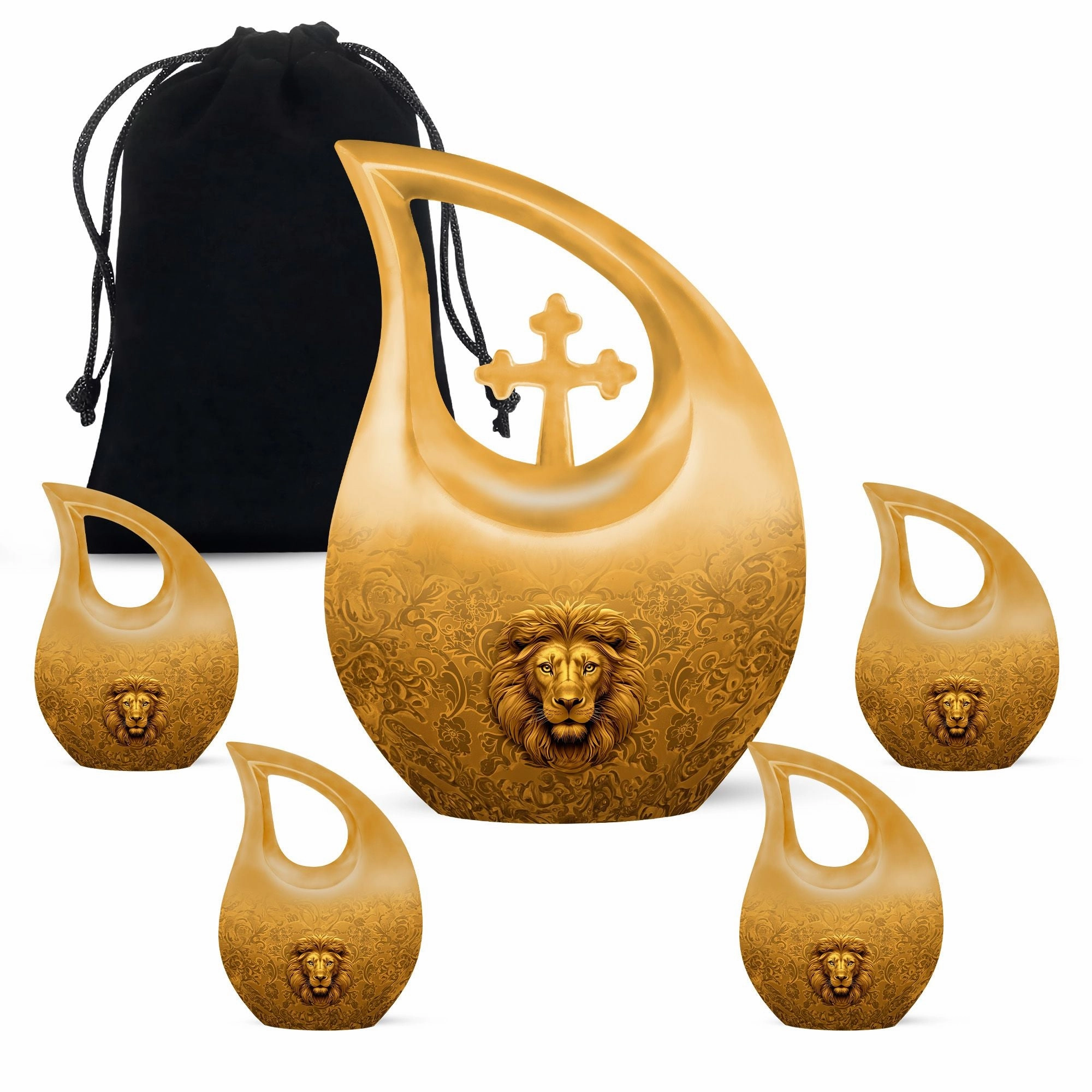 Lion Cremation Urn  - Memorial Cremation Urn for Adult  Ashes
