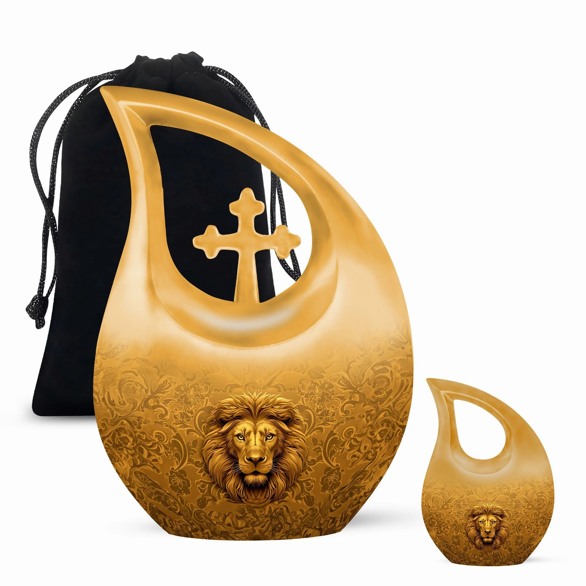 Lion Cremation Urn  - Memorial Cremation Urn for Adult  Ashes