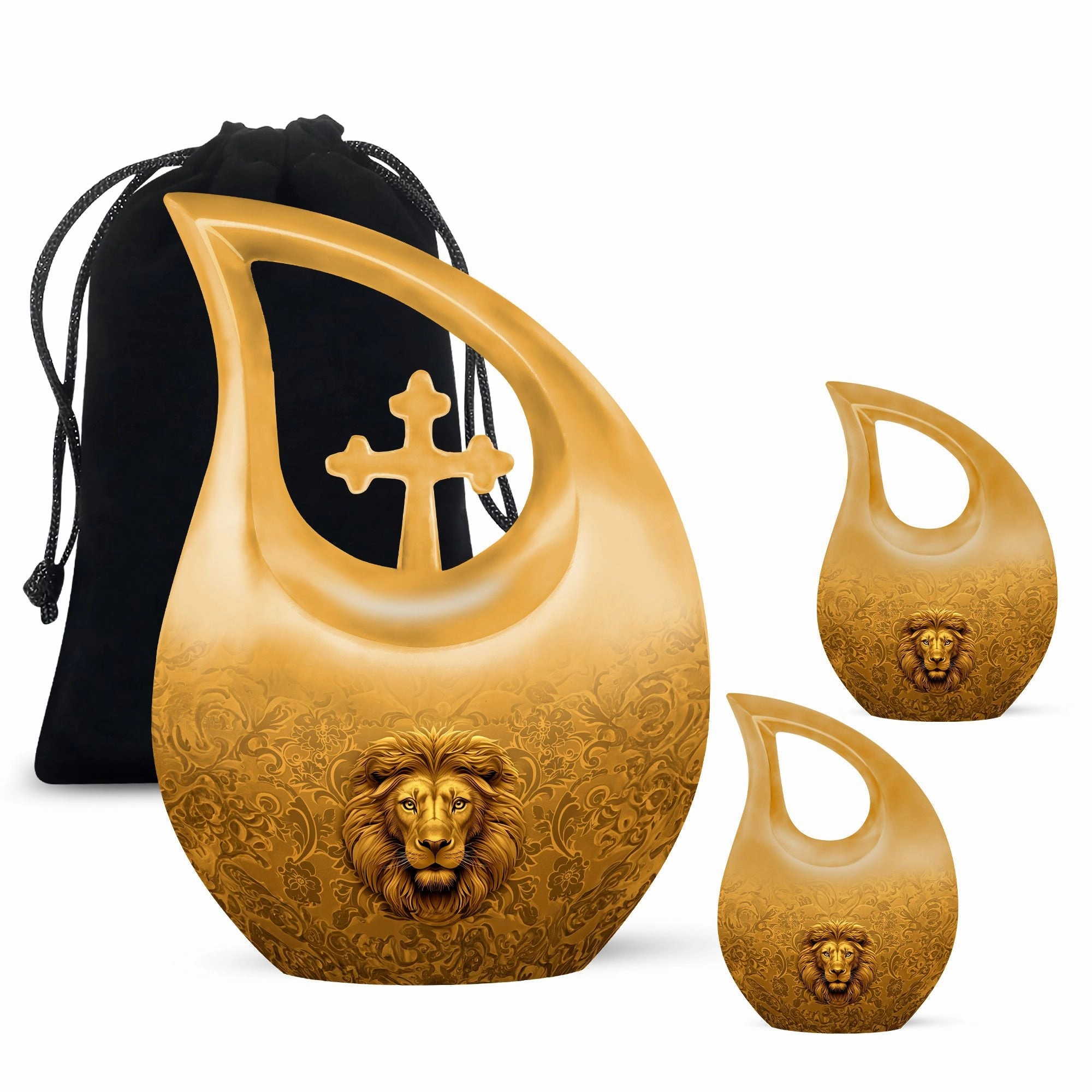 Lion Cremation Urn  - Memorial Cremation Urn for Adult  Ashes