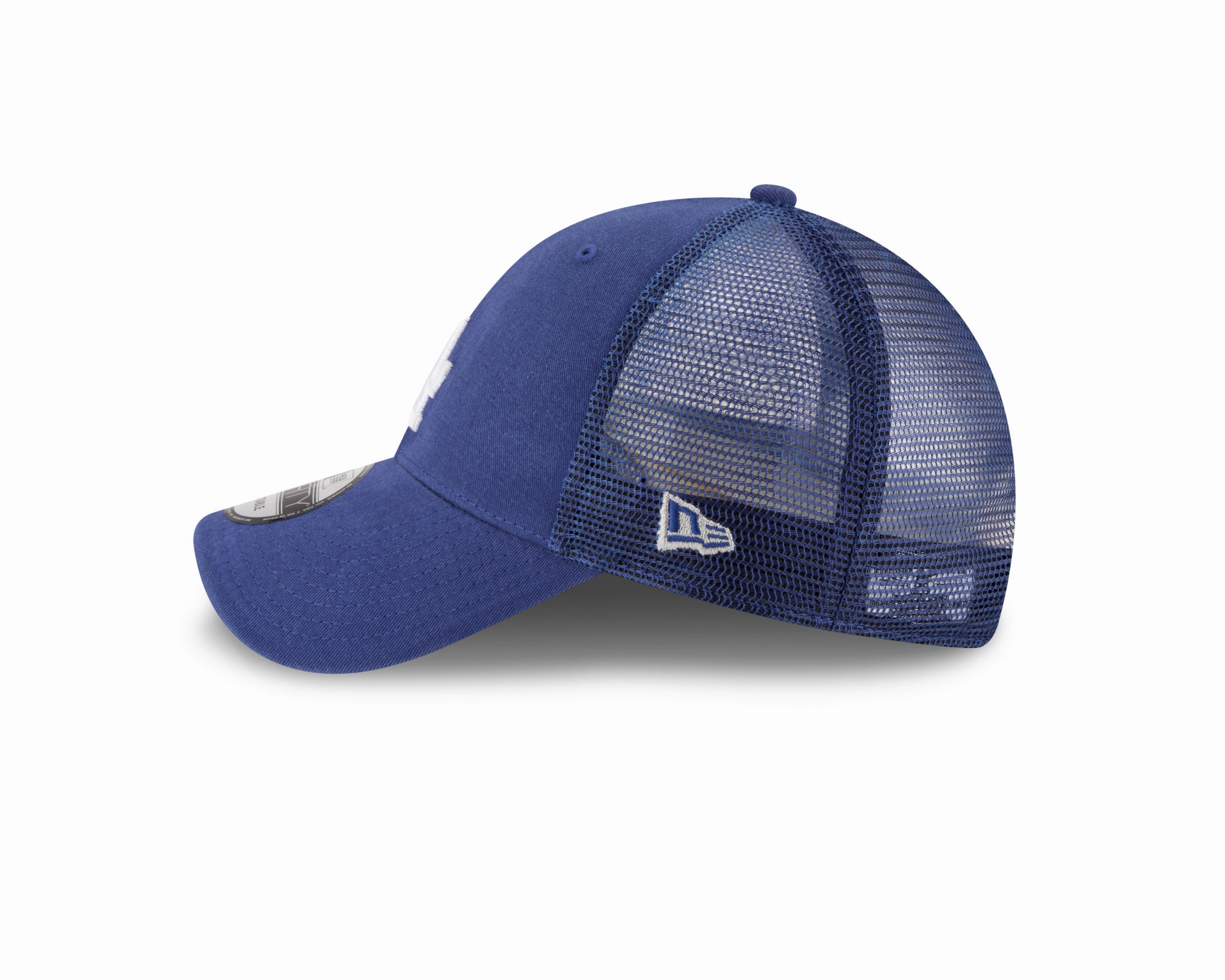 Los Angeles Dodgers New Era Royal Blue 9FORTY Trucker Adjustable Hat
