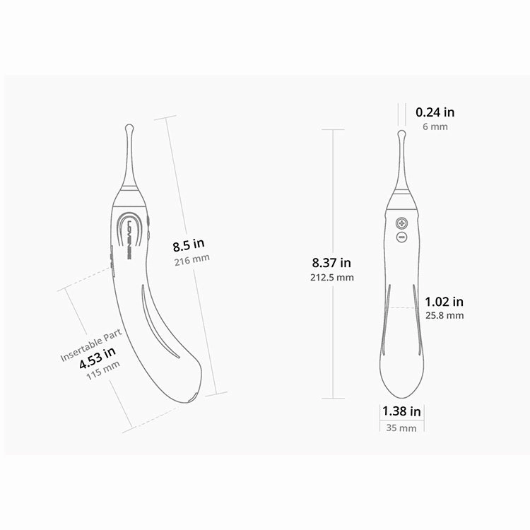 Lovense Hyphy Bluetooth Controlled Dual-Ended Vibrator