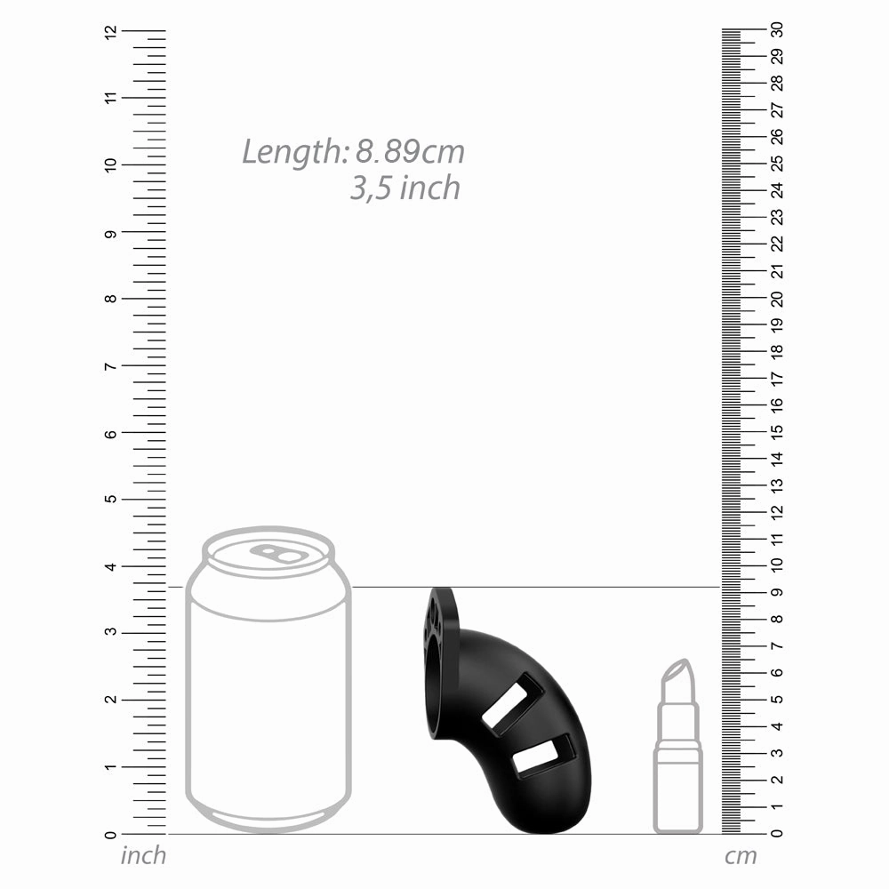 ManCage 3.5" Silicone Cock Cage - Model 20