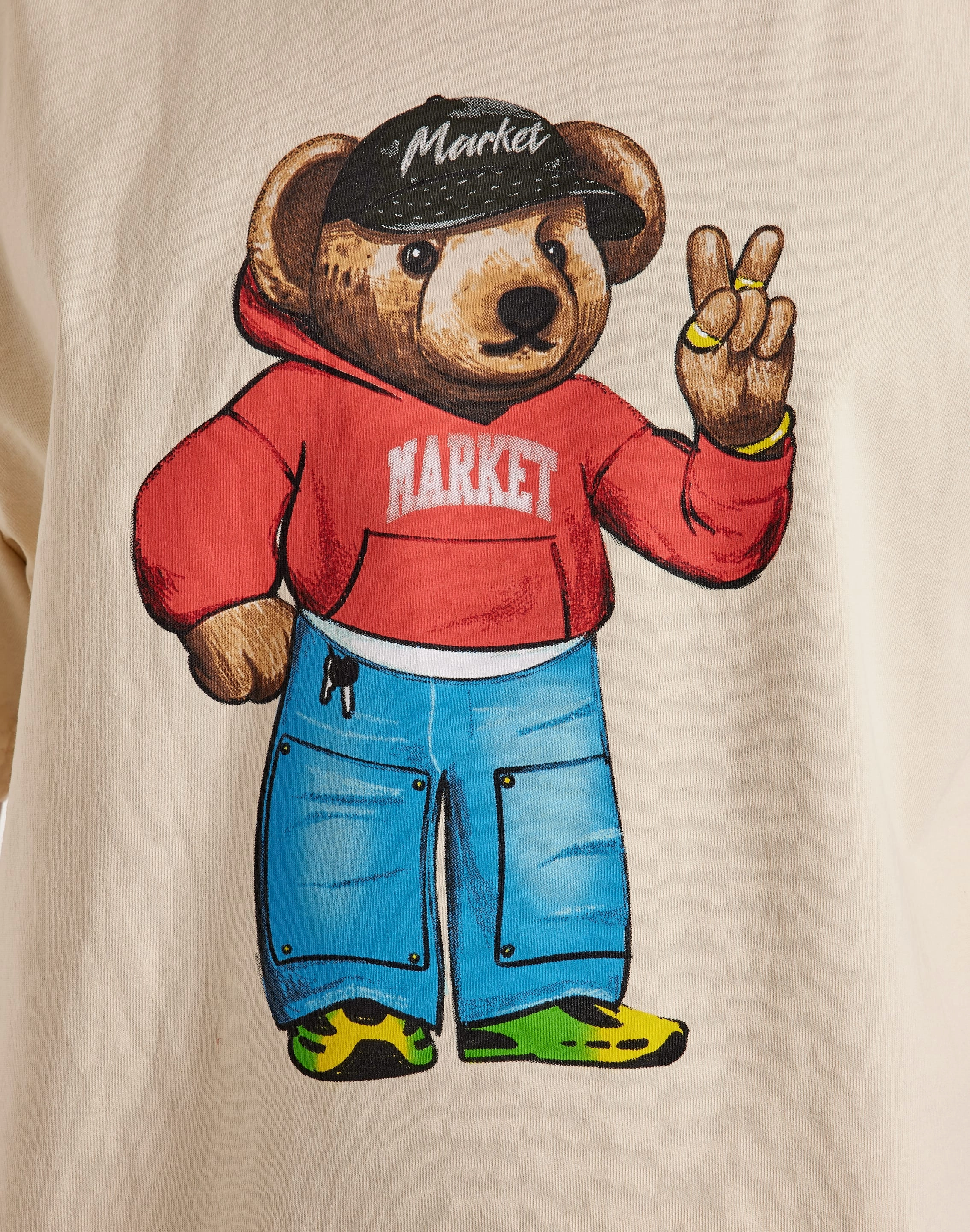 Market Fit Check Bear Tee