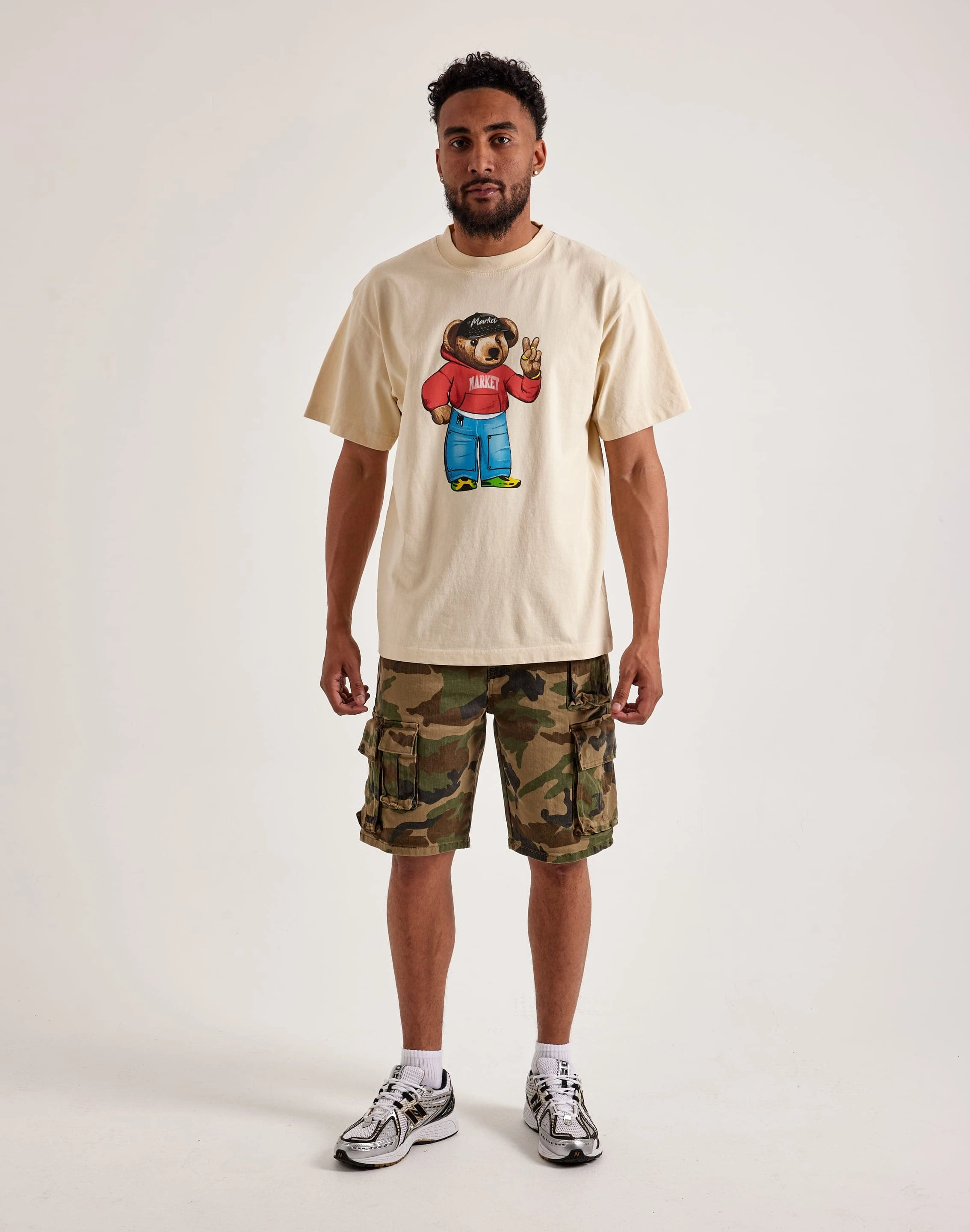 Market Fit Check Bear Tee