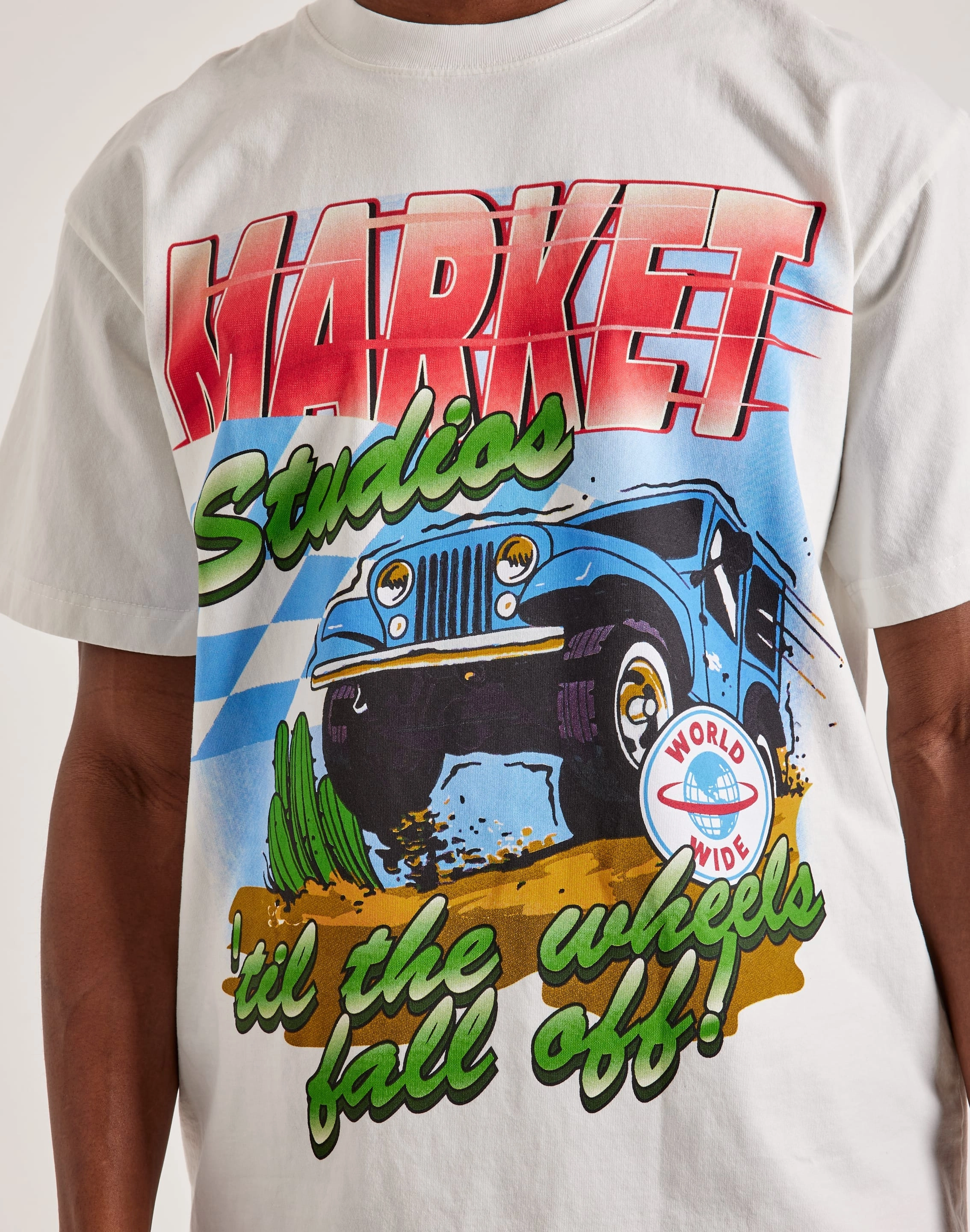 Market Wheels Off Tee