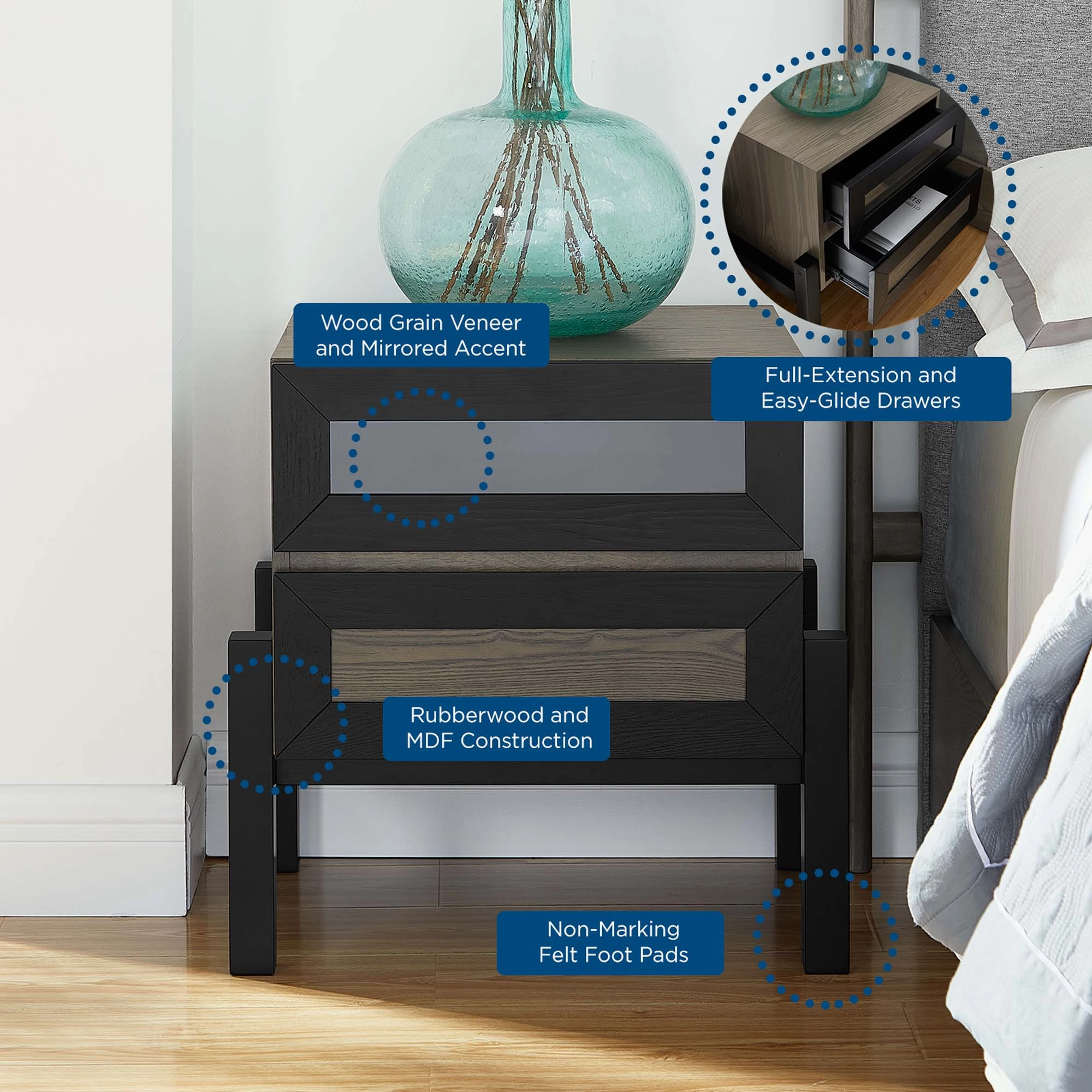 Merritt Nightstand by Modway