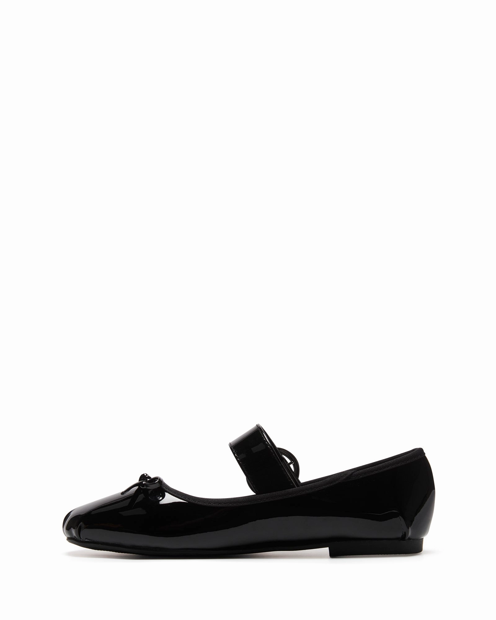 Mesmerize Ballet Flat Black Patent