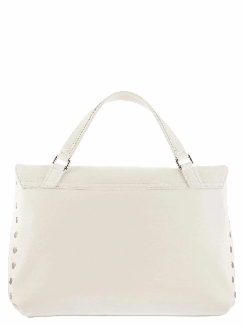 Milk White Handcrafted Leather Shoulder Bag