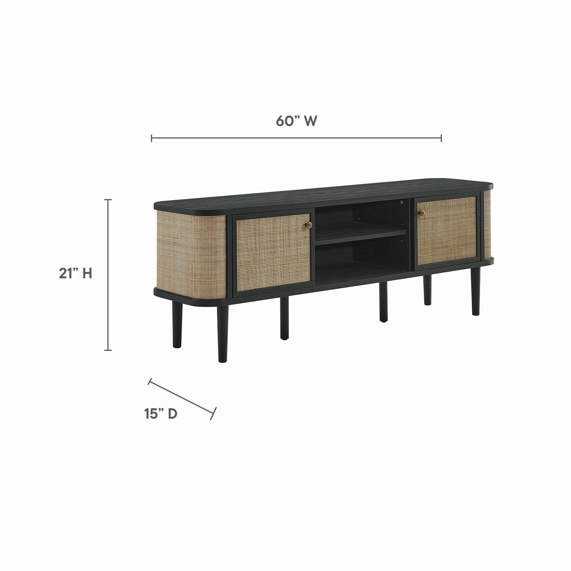 Miramar 60'' Wood TV Stand by Modway