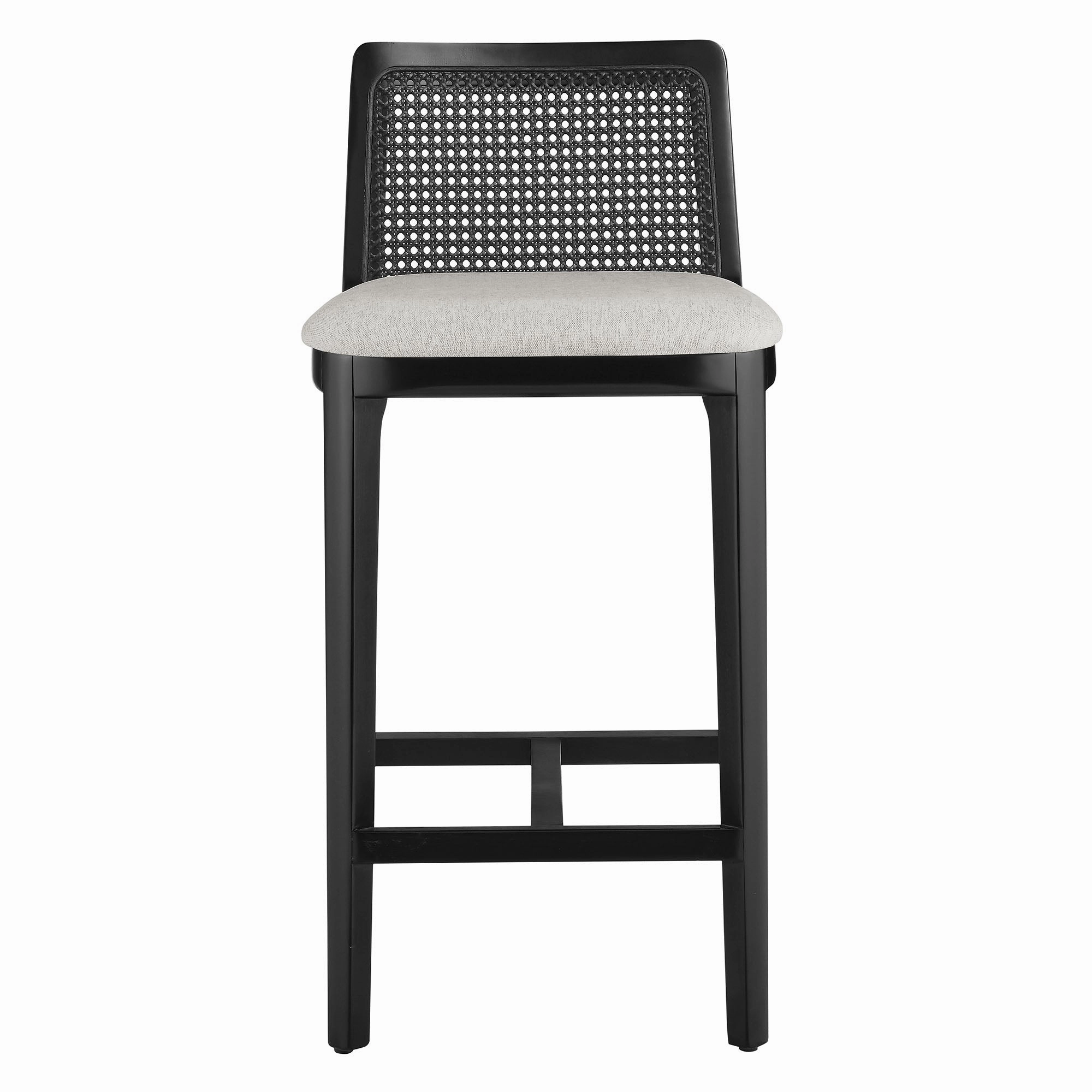 Monarch Beech Wood and Rattan Counter Stool by Modway