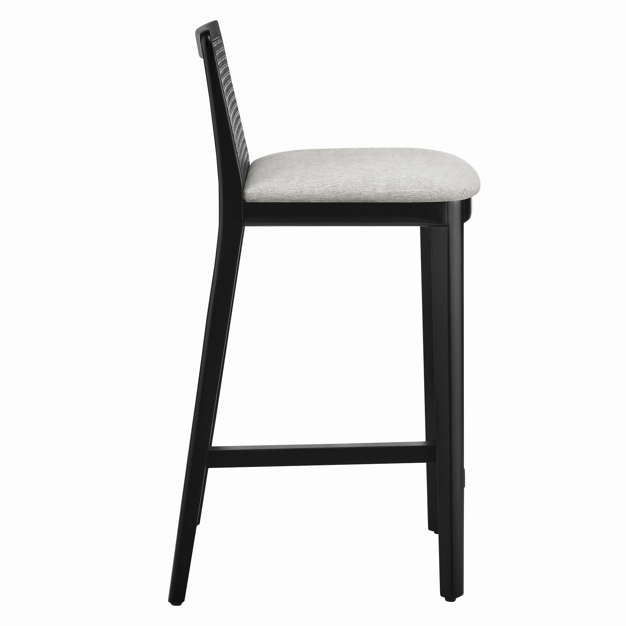 Monarch Beech Wood and Rattan Counter Stool by Modway