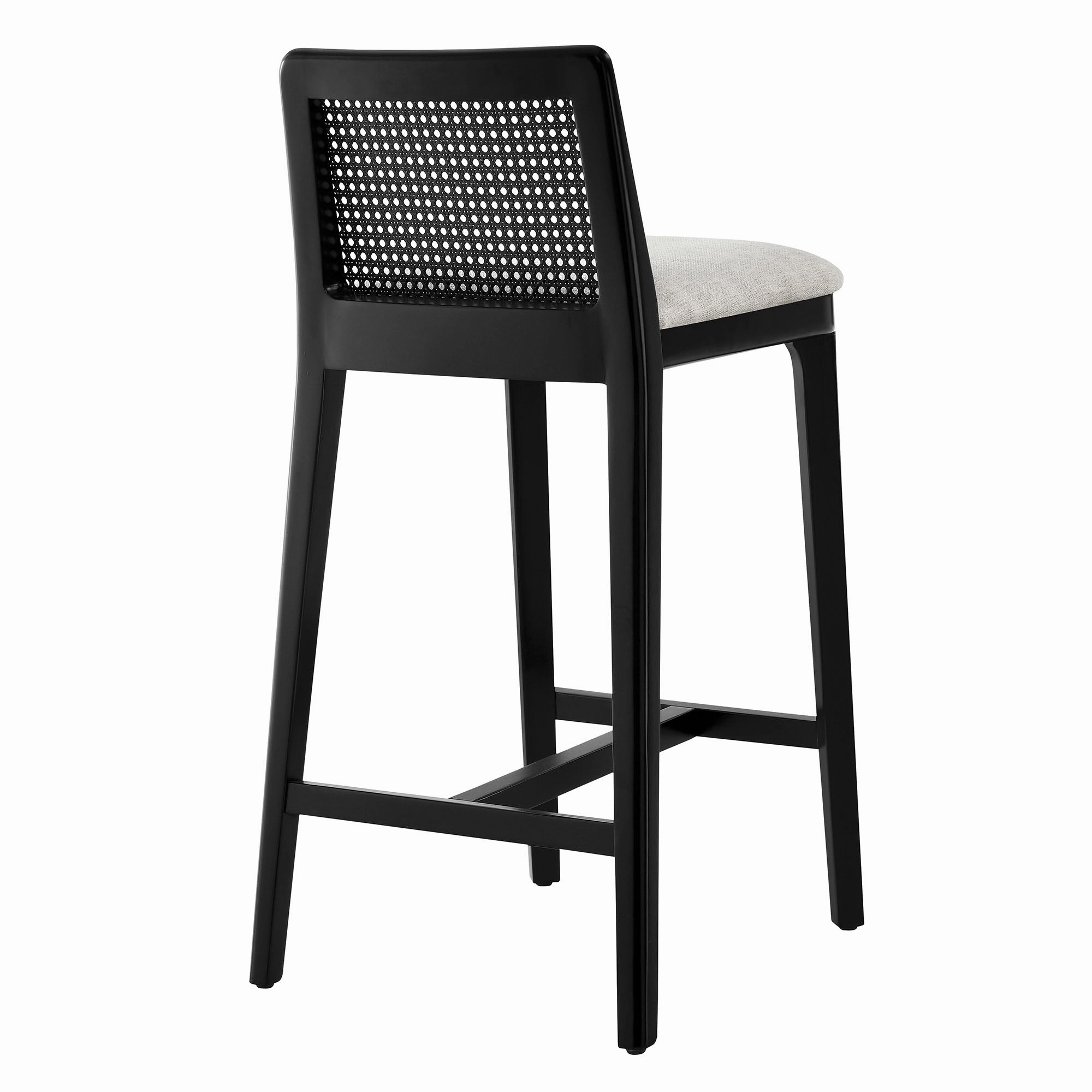 Monarch Beech Wood and Rattan Counter Stool by Modway