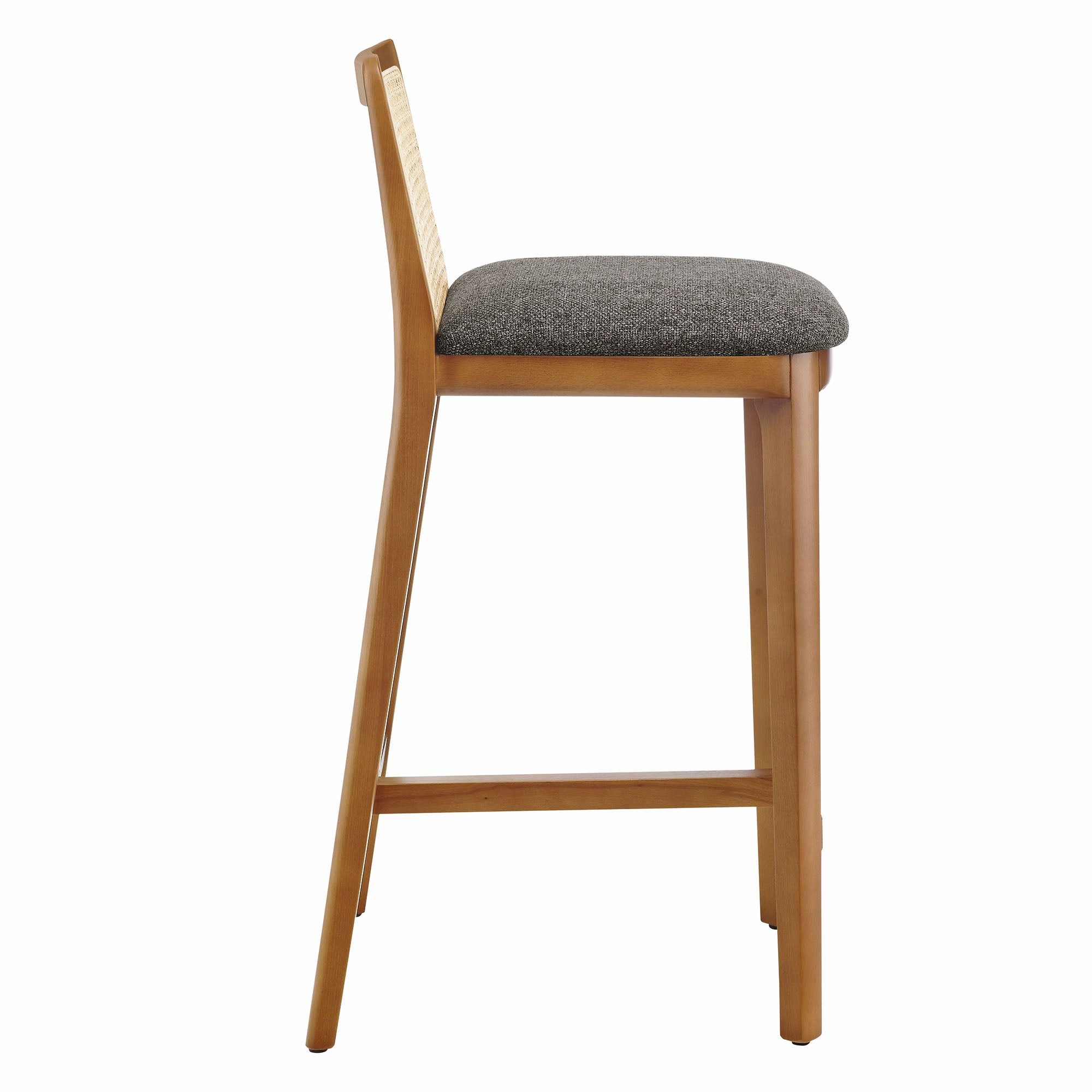Monarch Beech Wood and Rattan Counter Stool by Modway