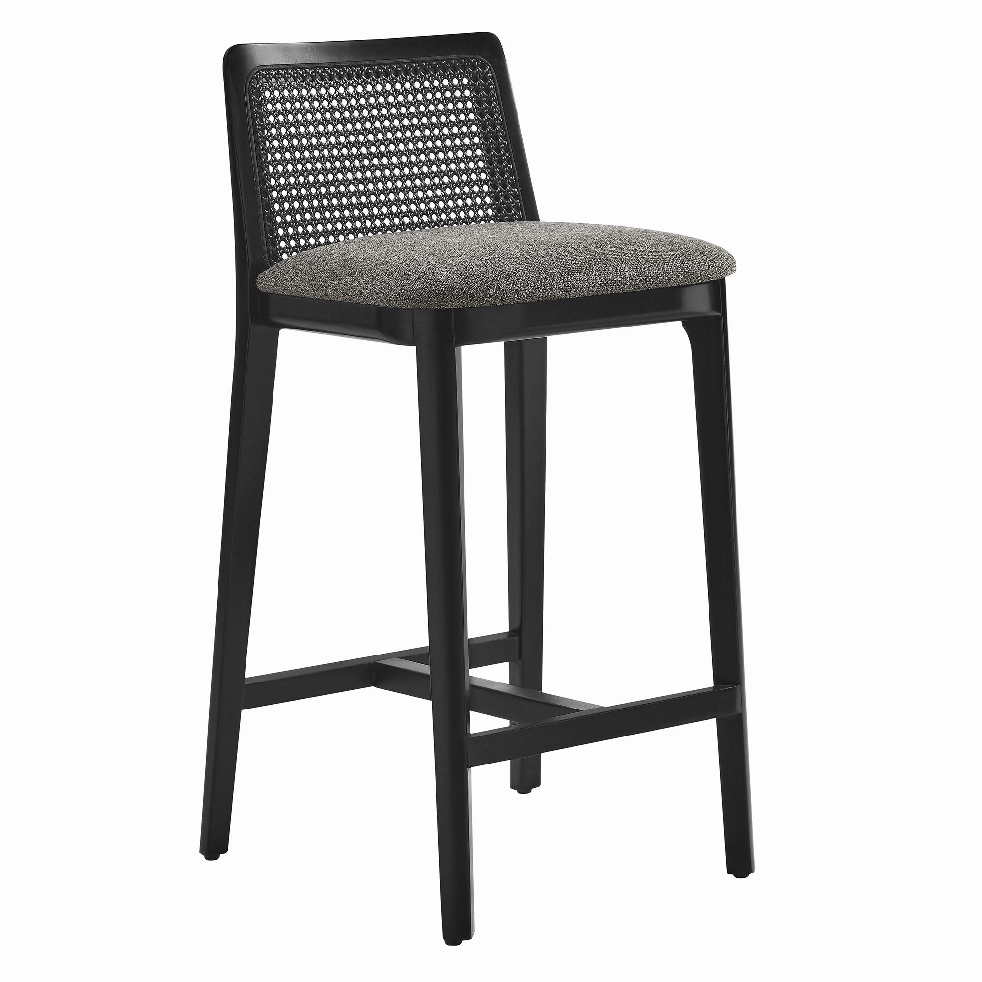 Monarch Beech Wood and Rattan Counter Stool by Modway