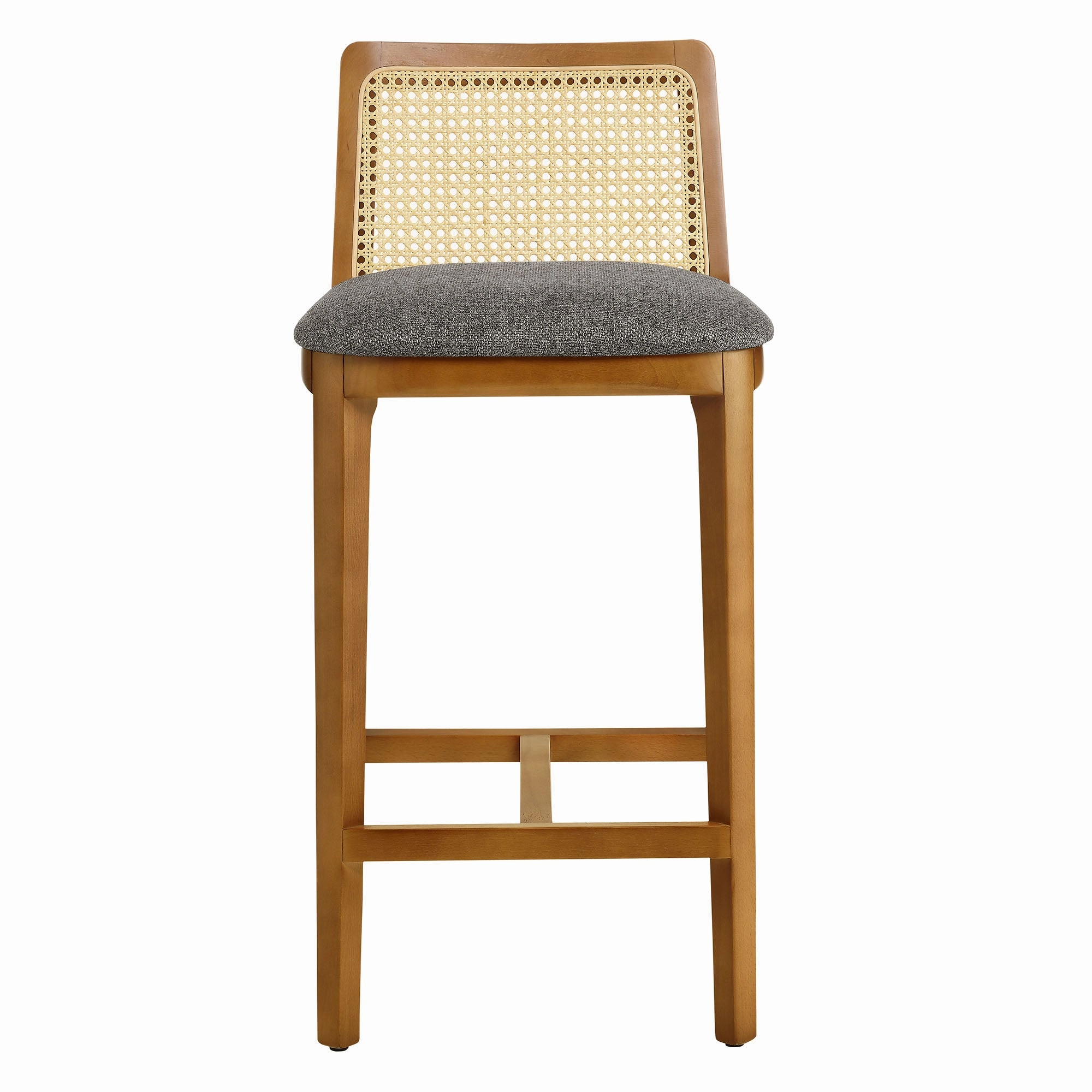 Monarch Beech Wood and Rattan Counter Stool by Modway