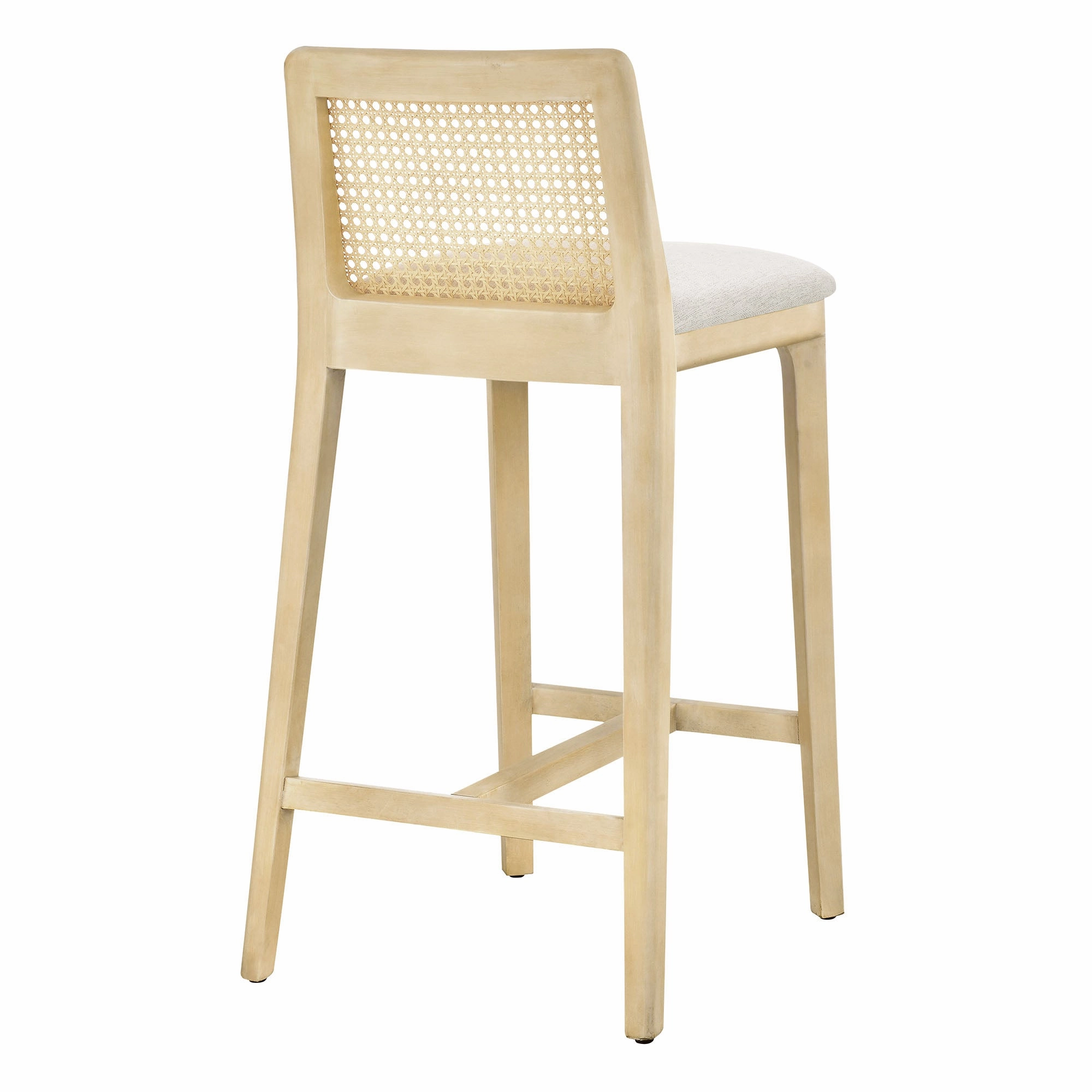 Monarch Beech Wood and Rattan Counter Stool by Modway