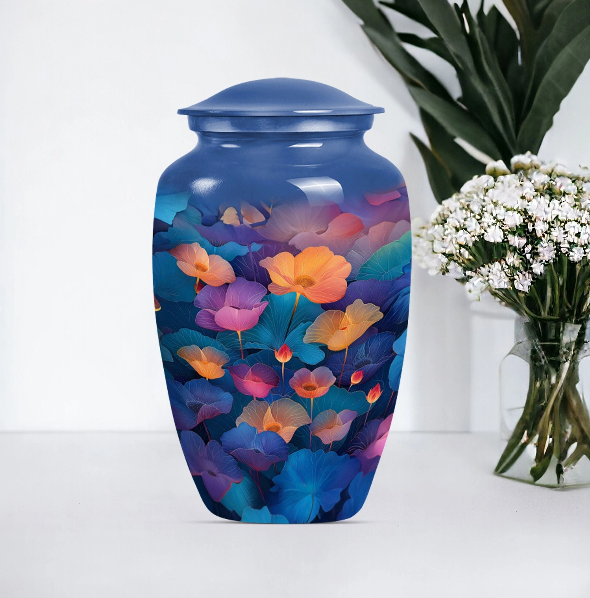 Motherly Eternity Lotus Urn - Empathetic Choice for Cremation