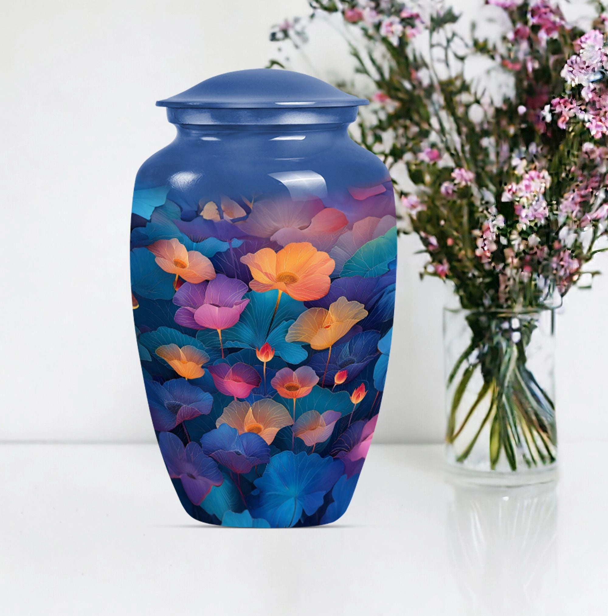 Motherly Eternity Lotus Urn - Empathetic Choice for Cremation